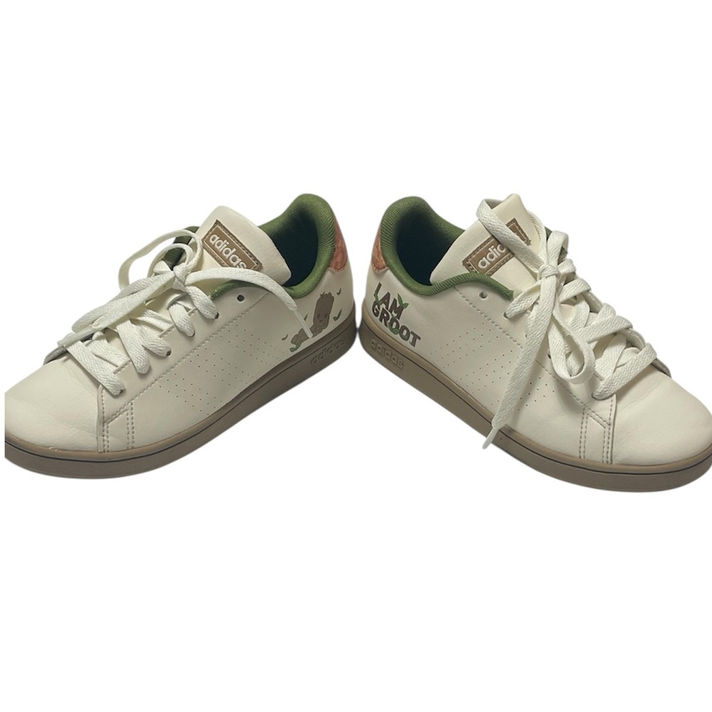 Adidas Advantage x Marvel Boy’s Girl’s Unisex I am Groot Sneakers Size 2
